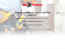 Tablet Screenshot of maxitools.com.ar